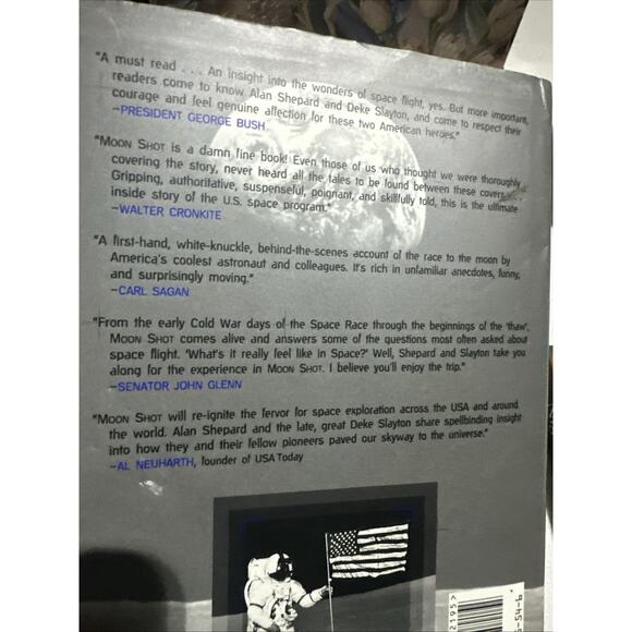Moon Shot 1st Edition Signed by Alan Shepard NASA Apollo Astronaut - Picture 9 of 10
